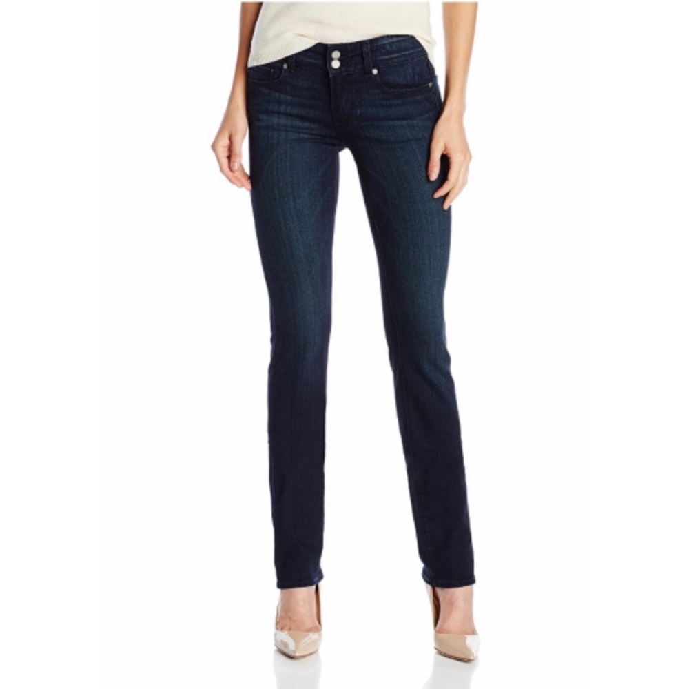Paige Hidden Hills Straight Leg Stretch Jeans